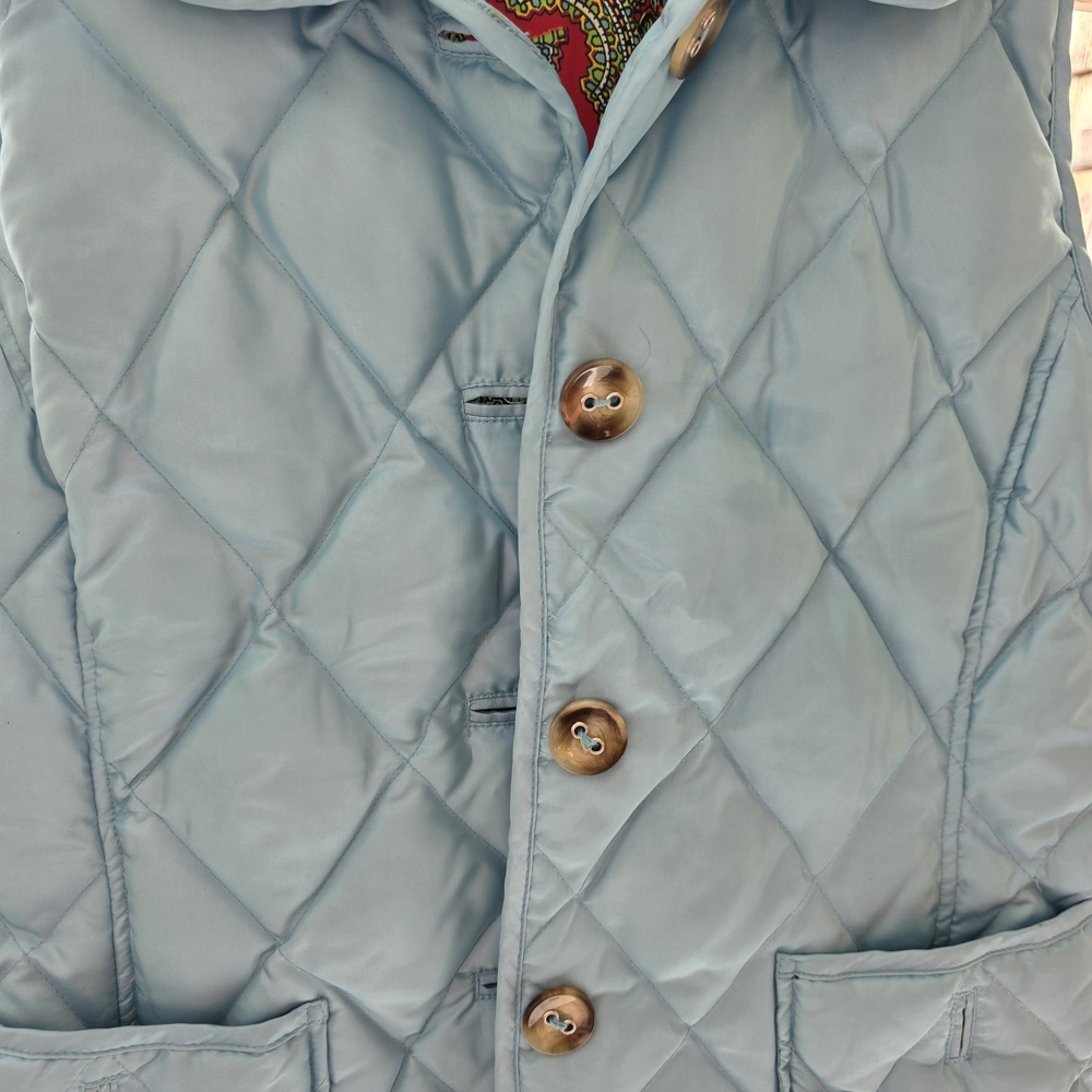 Talbots Light Blue Quilted Vest - Picture 2 of 4